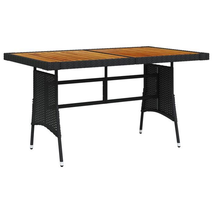vidaXL Table de jardin 130x70x72 cm