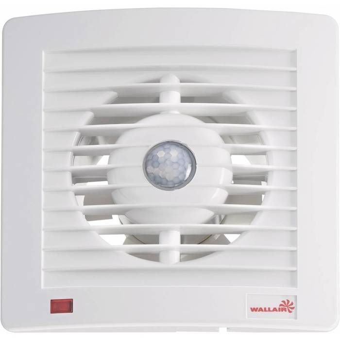 Ventilateur mural et plafond - WALLAIR - W-Style 100 - Avec capteur IR - 95 m³/h - Ø100 mm - Sans