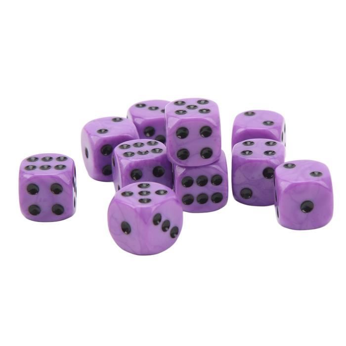 Lot De 20 Dés à Coins Arrondis YOSOO De 16 Mm Pour Jeux De Société - Blanc - Pour Enfants - Jeu