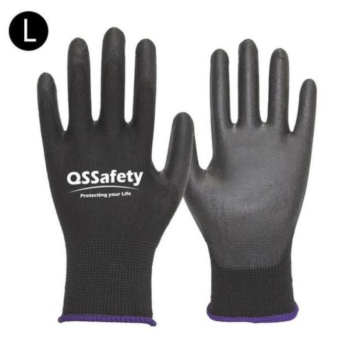 Gants De Jardinage Et Bricolage Fuxtec - Polyester, Protection Renforcée, Tailles S à XXL, Velcro
