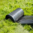 Toile Anti-Mauvaises Herbes - Tissu de Paillage Jardin - Noir - 2M x 50M - Perméable Résistant à la Déchirure-1