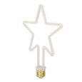 Cikonielf Ampoule à LED Ampoule décorative LED E27/2700K 8W Lampe étoile à 5 branches pour festival intérieur 220-240V-1