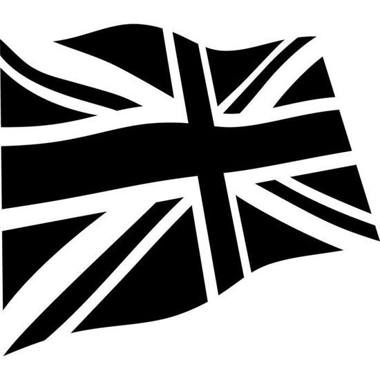 Stickers Drapeau Anglais Ref T Mk938 Gris Clair 28x32 Cm Achat Vente Stickers Cdiscount