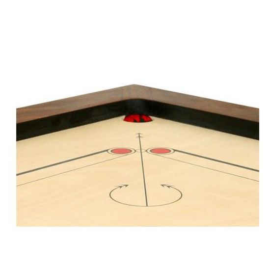 Carrom Art | Carrom - Pieds réglables - 80 x 10 x 10 cm | Accessoire billard indien, Argent