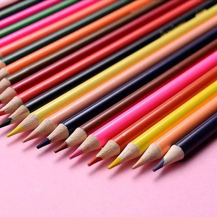 Crayon de couleur, 12 couleurs Facile à ranger et à transporter Dessin Crayon de couleur, 12 couleurs Facile à ranger et à transporter Dessin