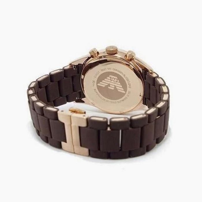 Montre Homme Emporio Armani AR5890 Chronographe mouvement a quartz Achat vente montre Cdiscount