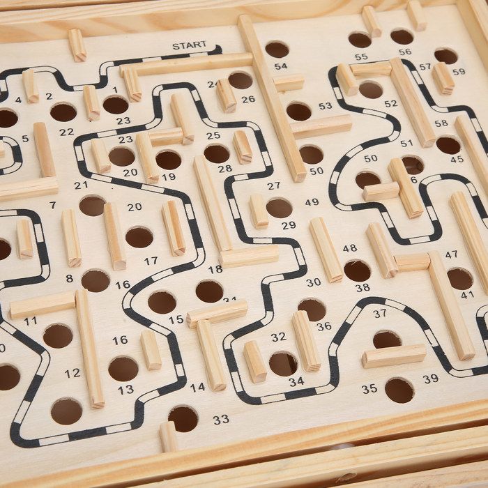 Jouets éducatifs de loisirs pour adultes, labyrinthe en bois Jouets éducatifs de loisirs pour adultes, labyrinthe en bois