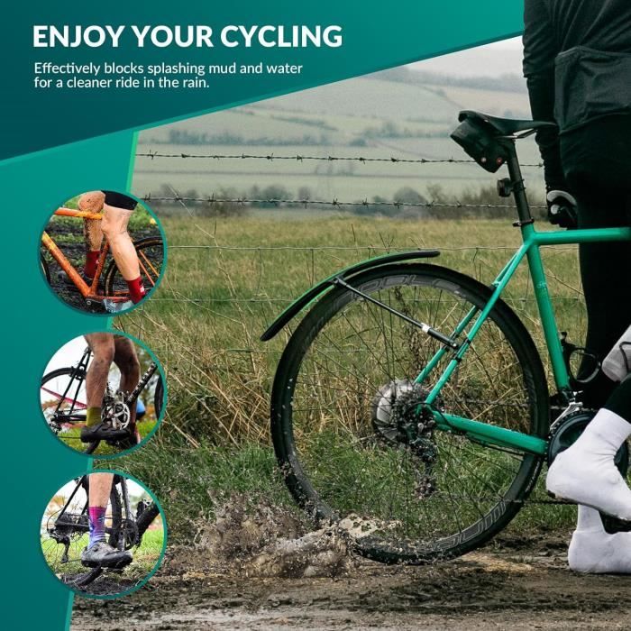 Garde Boue Pour Velo De Route Garde Boue Avec Quick Release Garde Boue Avant Et Arriere Universel Reglable Pour Velo Route J466 Cdiscount Sport