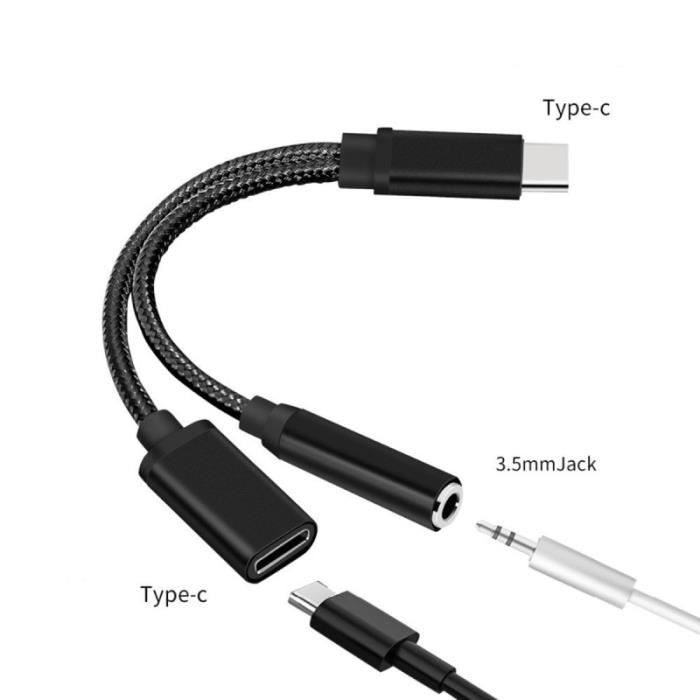 Adaptateur USB type C vers jack 3,5 mm pour Huawei - Cdiscount Téléphonie