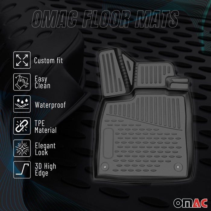 Tapis De Voiture Côté Conducteur Pour Peugeot 3008 (2009-2016) - Moquette Haute Qualité, Fond Antidérapant, Ajustement Laser Précis - 12