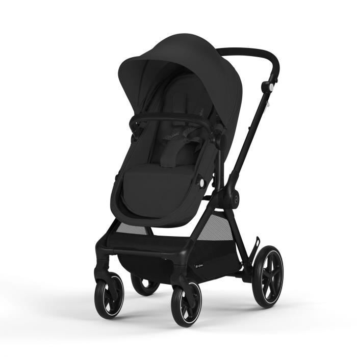 Pack Poussette Beezy + Siège auto Aton S2 i-Size Moon Black de CYBEX, Packs  poussettes : Aubert