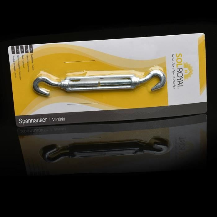 Mâchoire De Tendeur Acier Galvanisé 3/4" X 9" - Capacité 5200 Lbs - Pour Voile, Bateau, Marine - Neuf