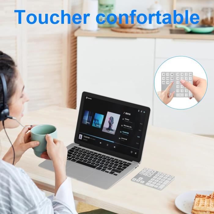 Mini clavier tactile TD® Sans fil Télécommande Avec Touchpad - Cdiscount  Téléphonie