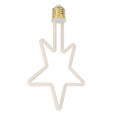 Cikonielf Ampoule à LED Ampoule décorative LED E27/2700K 8W Lampe étoile à 5 branches pour festival intérieur 220-240V-2
