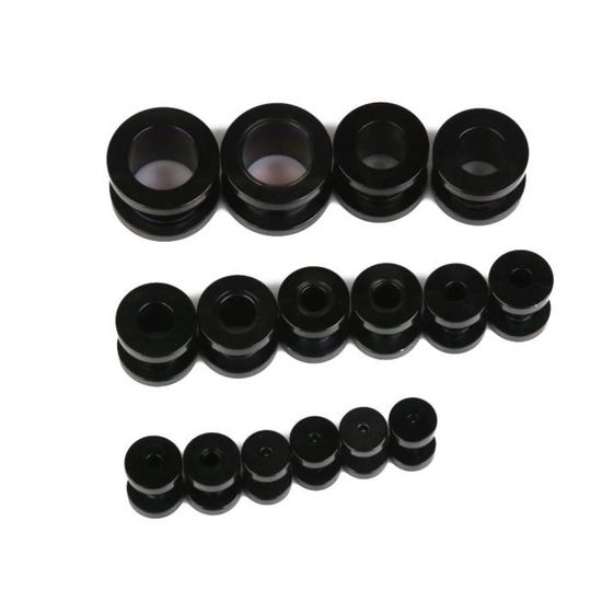 Lot De 10 Tunnels/Plugs Pour Oreilles - Matières Mélangées (Bois, Corne, Silicone...) - Cadeau Surprise