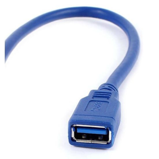 Bleu Usb 3 0 Male A Femelle M F Type A Cable De Connexion Cable D Extension 30cm Prix Pas Cher Cdiscount