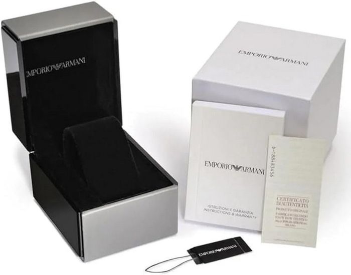 Montre Homme Emporio Armani AR5890 Chronographe mouvement a quartz Achat vente montre Cdiscount