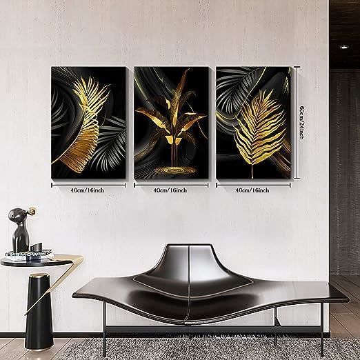 GOYADA Lot De 3 Tableaux Noirs Muraux A3 30x40 Cm – Cadre Bois, Effaçable Pour Bureau & Maison