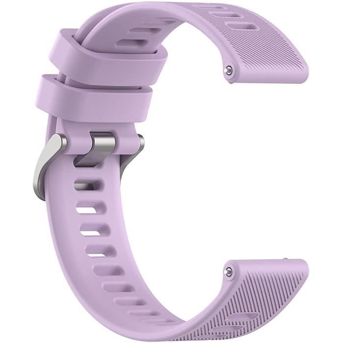 Chainfo Bracelet Montre Silicone Compatible avec Garmin Forerunner