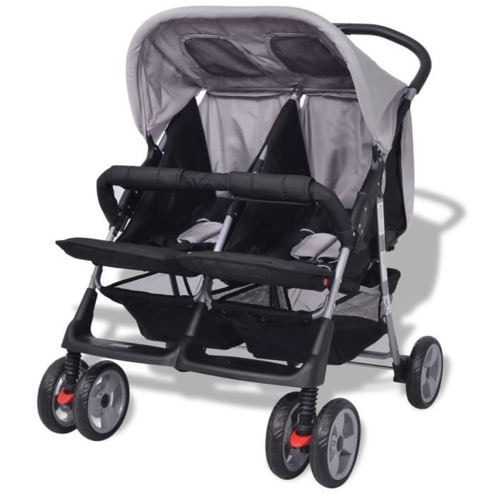 Cdiscount hot sale poussette double