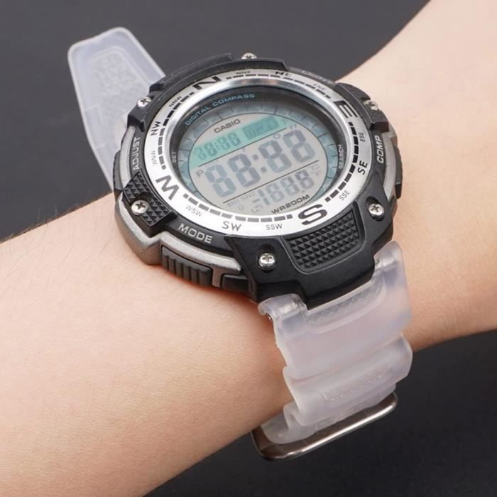 Compatible Avec Casio G Shock Sgw100 Sgw-100 Sport Strap Sgw-100-1V Sgw ...