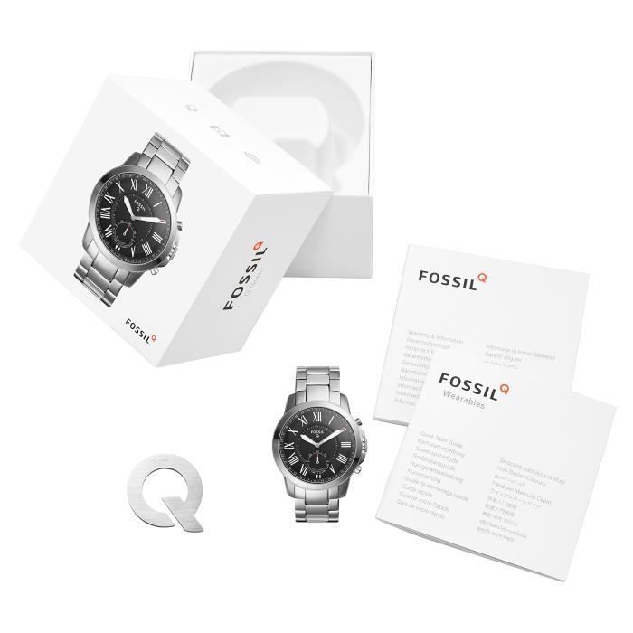 Montre Homme Fossil FTW1158 Achat vente montre Homme Adulte Acier Cdiscount