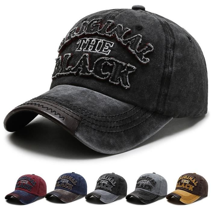 Casquette Baseball Denim Réglable Unisexe – Streetwear été