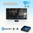 Ninkbox Android TV Box de Version Android 9.0, 【4G+64G】 TV Box de Bluetooth 4.0, N1 Max RK3318 Quad-Core 64bit Cortex-A53, USB 3.-3