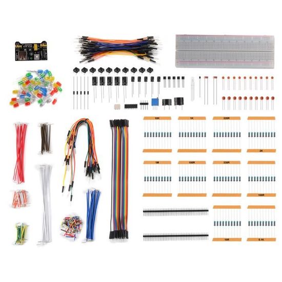 pour Arduino Raspberry Pi Starter Kit composants électroniques résistances etc