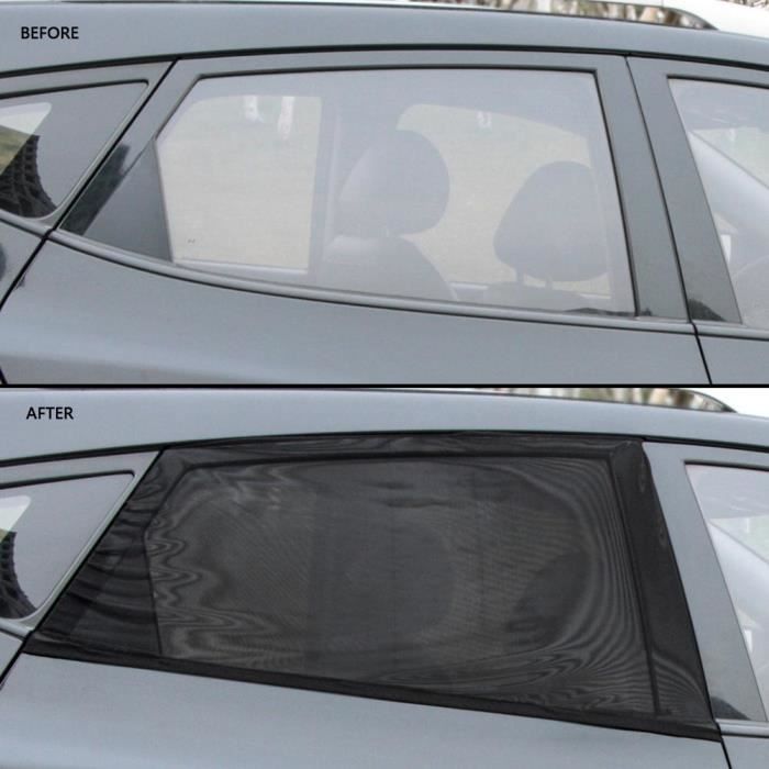 2 pièces Auto rideau voiture fenêtre latérale pare-soleil Protection UV  filet maille rideau pare-bri - Modèle: Black - ANZYBUA05342 - Cdiscount Auto