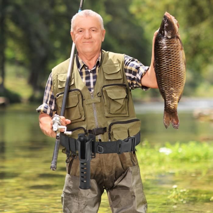 Lot De 5 Housses De Protection Pour Cannes à Pêche + 2 Sangles Néoprène Réglables (59–130 Cm)