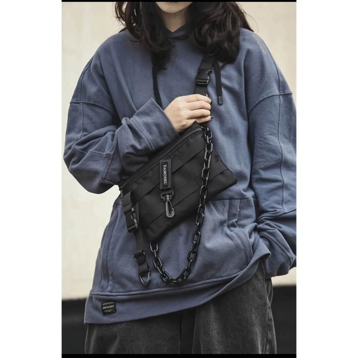 Sac banane Sac de poitrine tactique pour femmes sacoche