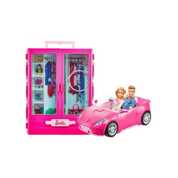 ② Maison avec Barbie, cheval et vêtements - Jouets | Poupées
