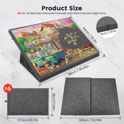 Planche à Puzzle Yaphets – Tapis Portable 78,2x55,9 Cm Avec Housse Anti-poussière – Jusqu’à 1000 Pièces