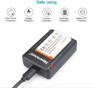 Chargeur USB Compact Vhbw Pour Batteries Sony NP-BK1, NP-BY1, NP-FK1 – Charge Rapide Et Pratique