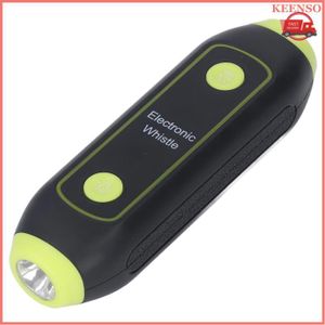 Sifflet électronique Visiodirect – Jaune, En PVC, 2 Sons Différents, Piles Incluses