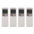4X Télécommande Durable KD06ES pour Le Climatiseur KM09A KM09D KM09E blanc,4 x télécommande