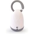 veilleuse portable pour enfant - lanterne et lampe nomade - 24h d'autonomie continue - rechargeable - fonctionne au souffle - lumi-0