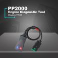 Scanner PP2000 OBDII diagbox pour voiture Citroen Peugeot Outil de Diagnostic automobile V7.83-0