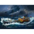 Maquette de bateau de pêche en plastique - Revell 1:142 - Northsea Fishing Trawler-0