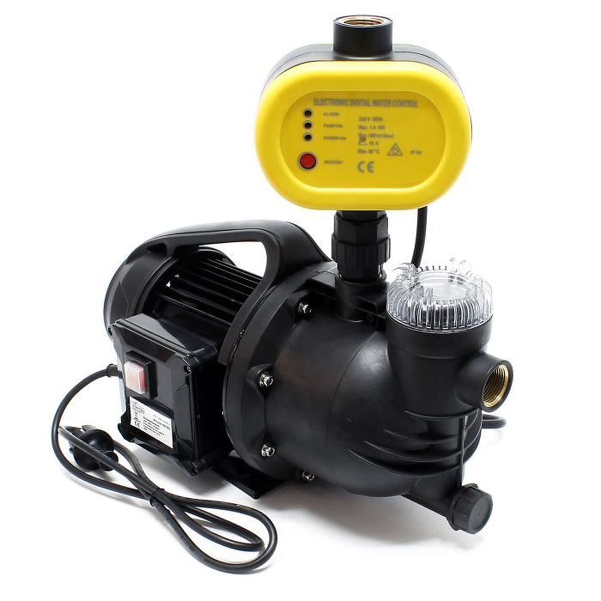 Pompe Centrifuge De Jardin 1100W - Débit 3600 L/h, Pression 5 Bar - Pour Arrosage Ou Irrigation