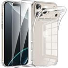Coque pour iPhone 17 Pro - NEW&TECK - Souple - Transparent - Antichoc - Verre de Protection inclus