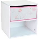 FUN HOUSE CIJEP Table de chevet enfant Licorne