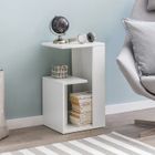 WOHNLING Table basse Petite table basse Blanc