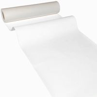 JUNOPAX Chemin de Table en papier blanc 50 m x 0,40 m |  imperméable et peut être essuyée