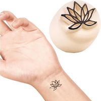 LaDot - Pierre a Tatouer pour tatouage temporaire enfant & Adultes Fleur de Lotus