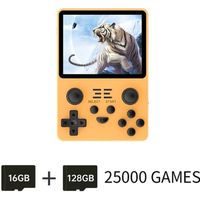 Console de jeu portable rétro RGB20S Pimpimsky, système Open Source RK3326, écran IPS 4:3 de 3.5 pouces, cadeaux pour enfants Jaune
