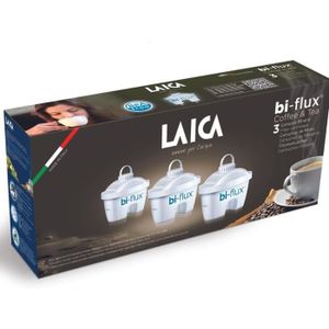 FILTRE POUR CARAFE Cartouche Filtrante Bi-Flux Coffee & Tea Plastique Blanc 286 x 128 x 62 cm Pack de 3.[Z575]