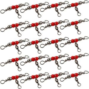 MagiDeal 10pcs Émerillons Triple Roulement à Billes Pivotant