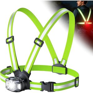Lumière de course, lampe de poitrine avec faisceau réglable de 500